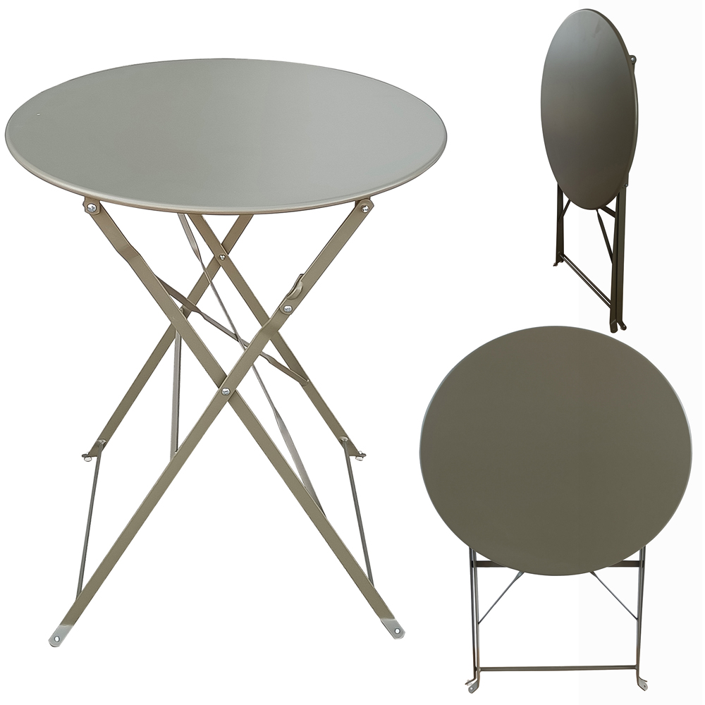 Florence 2 Seater Metal Foldable Bistro Set Image 3