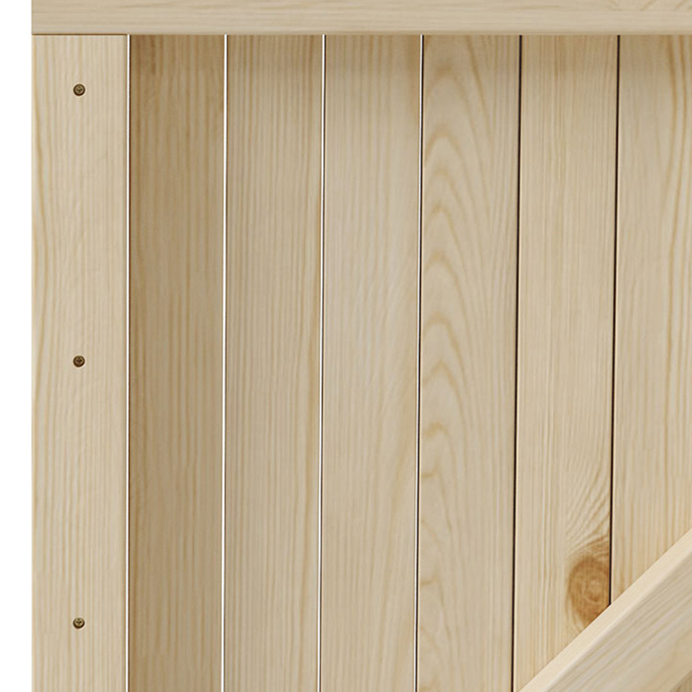 Living and Home Wooden Garden Gate with Latch 2.7 x 5.9ft Image 6