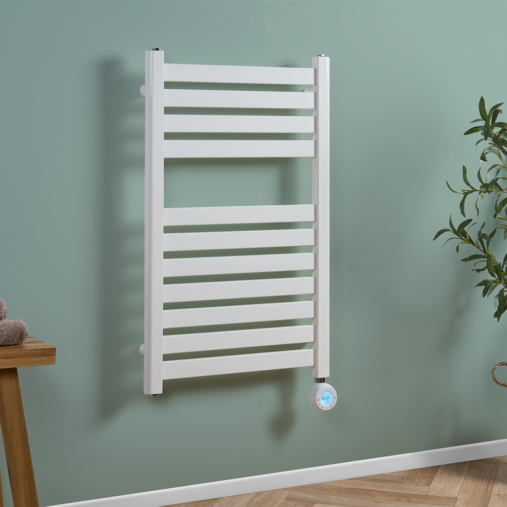 Eden Caldera White Electric Towel Radiator with WiFi Control 600W Image 2