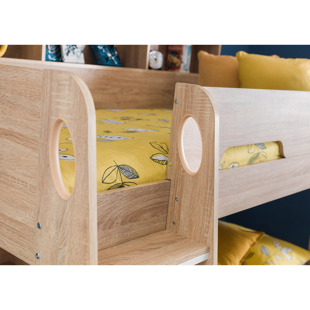 Julian Bowen Orion Sonoma Oak Single Drawer Bunk Bed Image 3