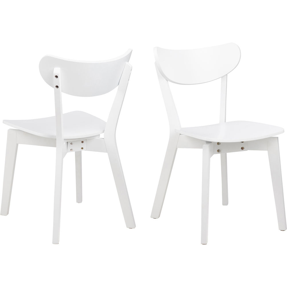 Florence Roxby 2 Extending Seater Square Dining Table White Image 3