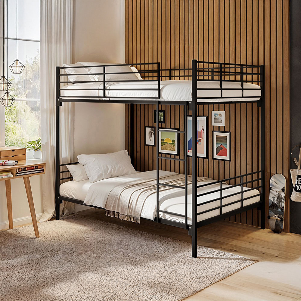 Flair Metayal Small Double Black Bunk Bed Image 3