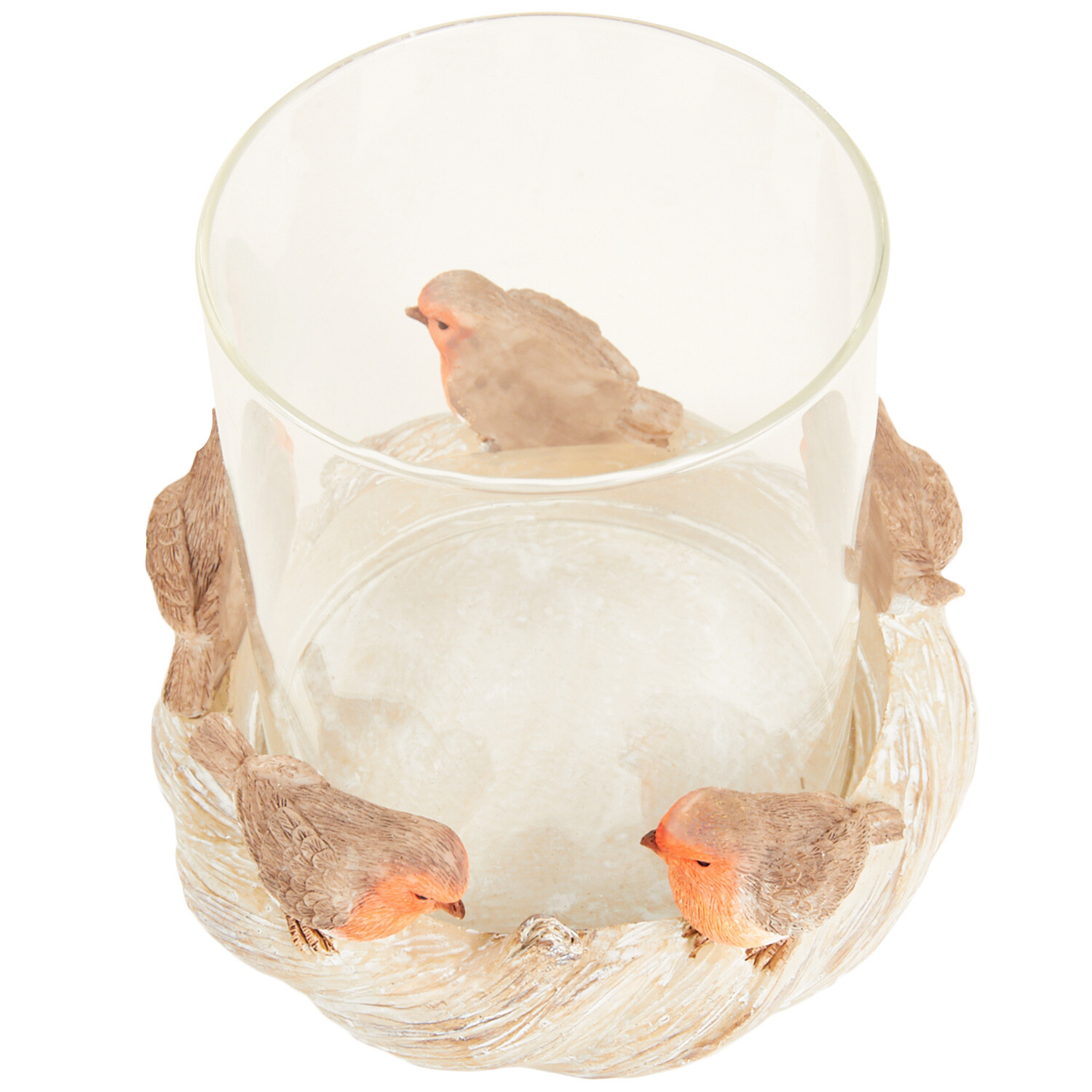 Robin Candle Holder - Brown Image 3