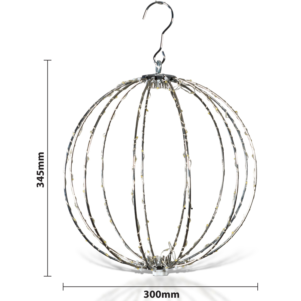 Xmas Haus LED Copper Wire Sphere Image 4