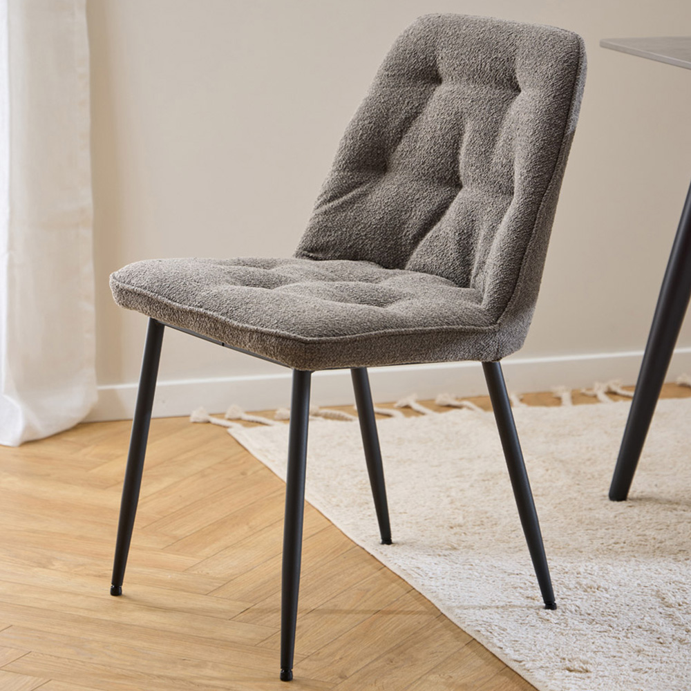 Florence Brooke Set of 2 Taupe Dining Chair Image 1