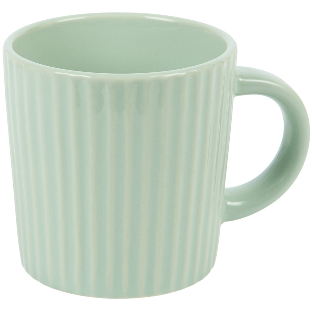 Pack of 4 Ribbed Neutral Mugs Image 6