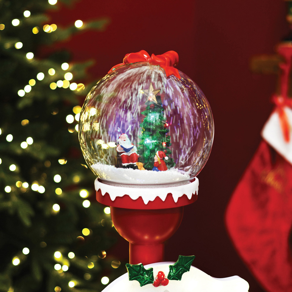 Christmas LED North Pole LanternMulticolour Image 4