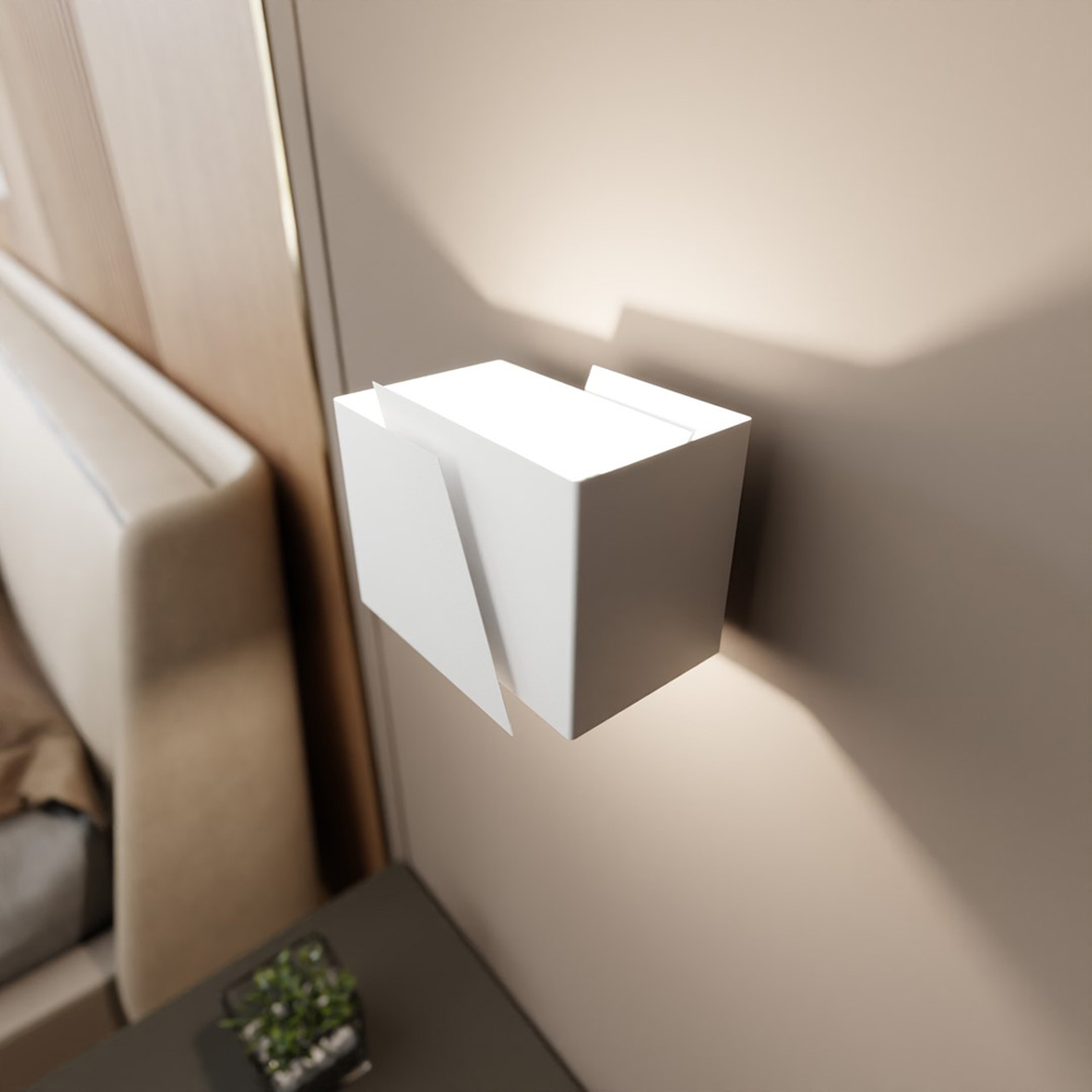 Emibig Frost White G9 Wall Light Image 4