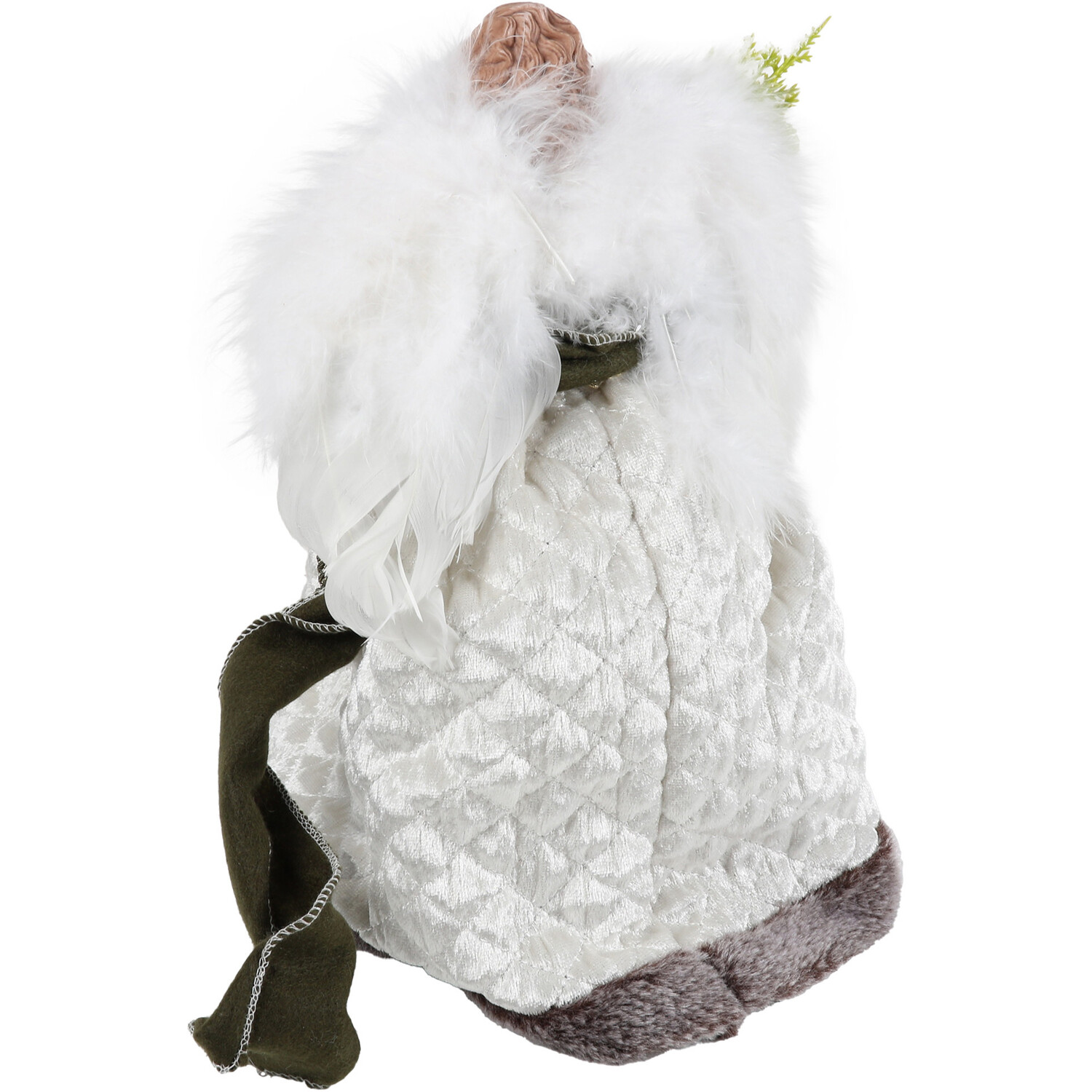 Winter Standing Angel - White Image 2