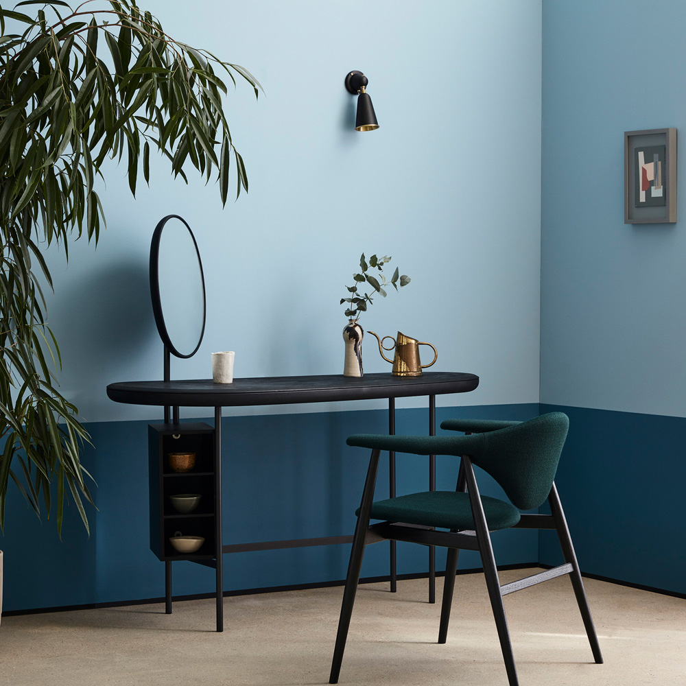 Craig & Rose Walls and Ceilings Braze Blue Chalky Emulsion Paint 5L Image 4