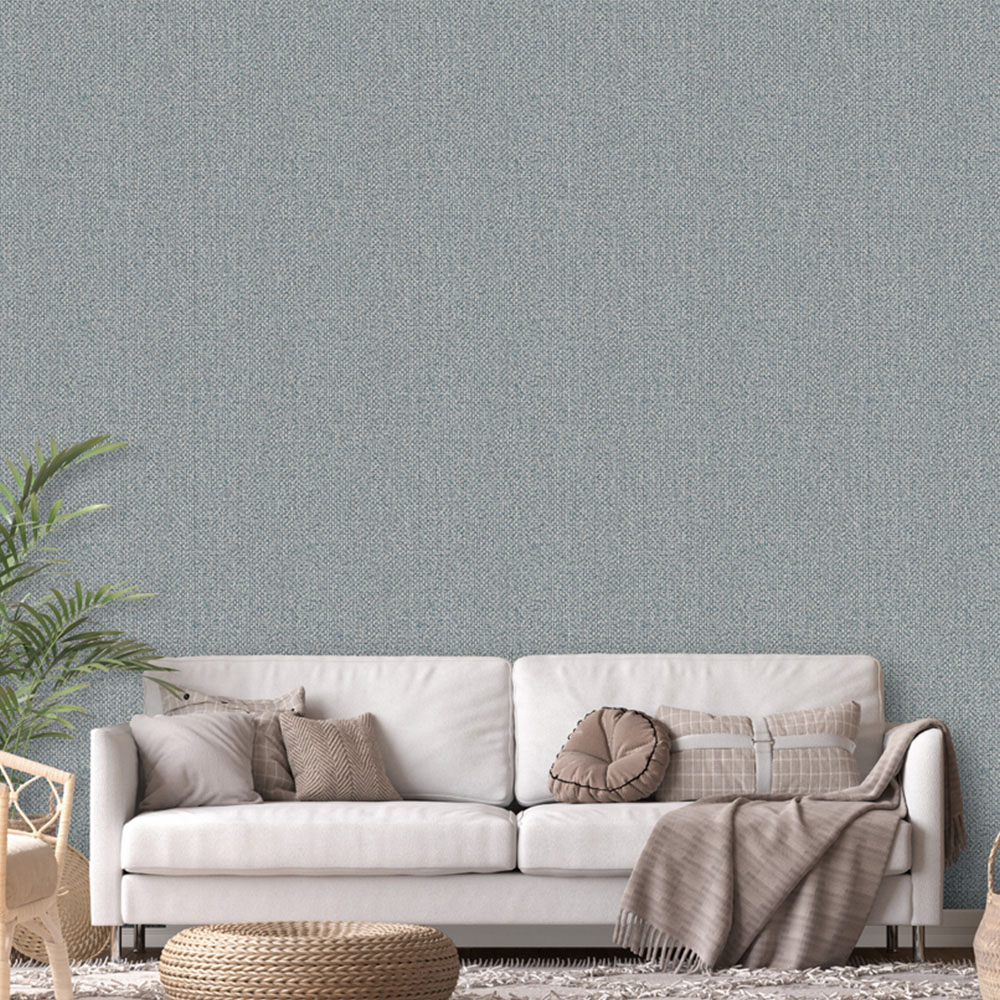 Design ID Basket Weave Blue Wallpaper Image 4