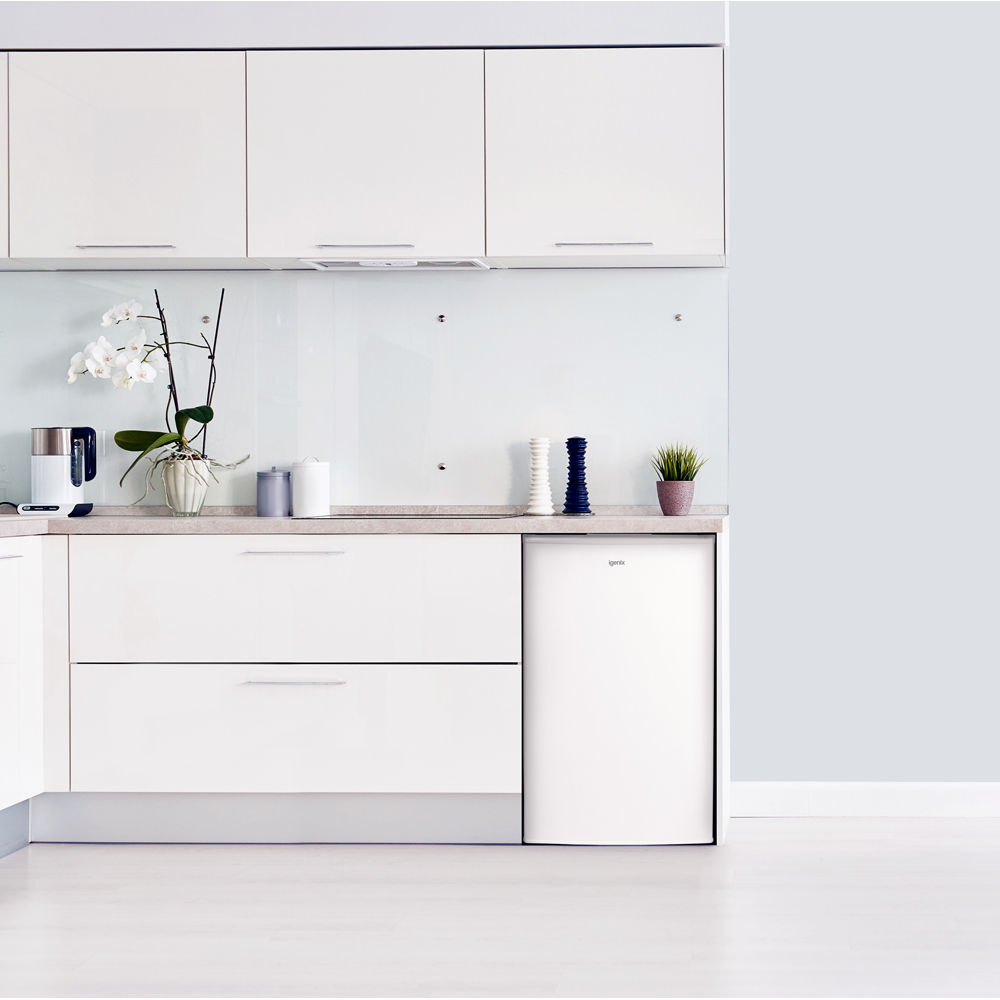 Igenix IG348R White 80L Under Counter Fridge with Ice Box Image 5