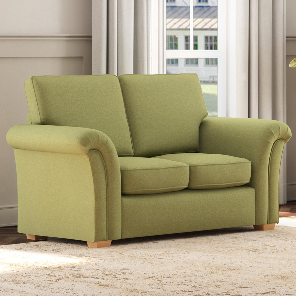 Castleacre 5 Seater Venice Olive Fixed Back Sofa Set Image 5