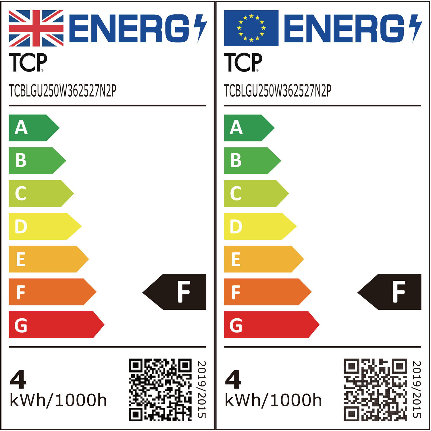 TCP LED GU10 250L Bulbs	 - Warm White Image 4