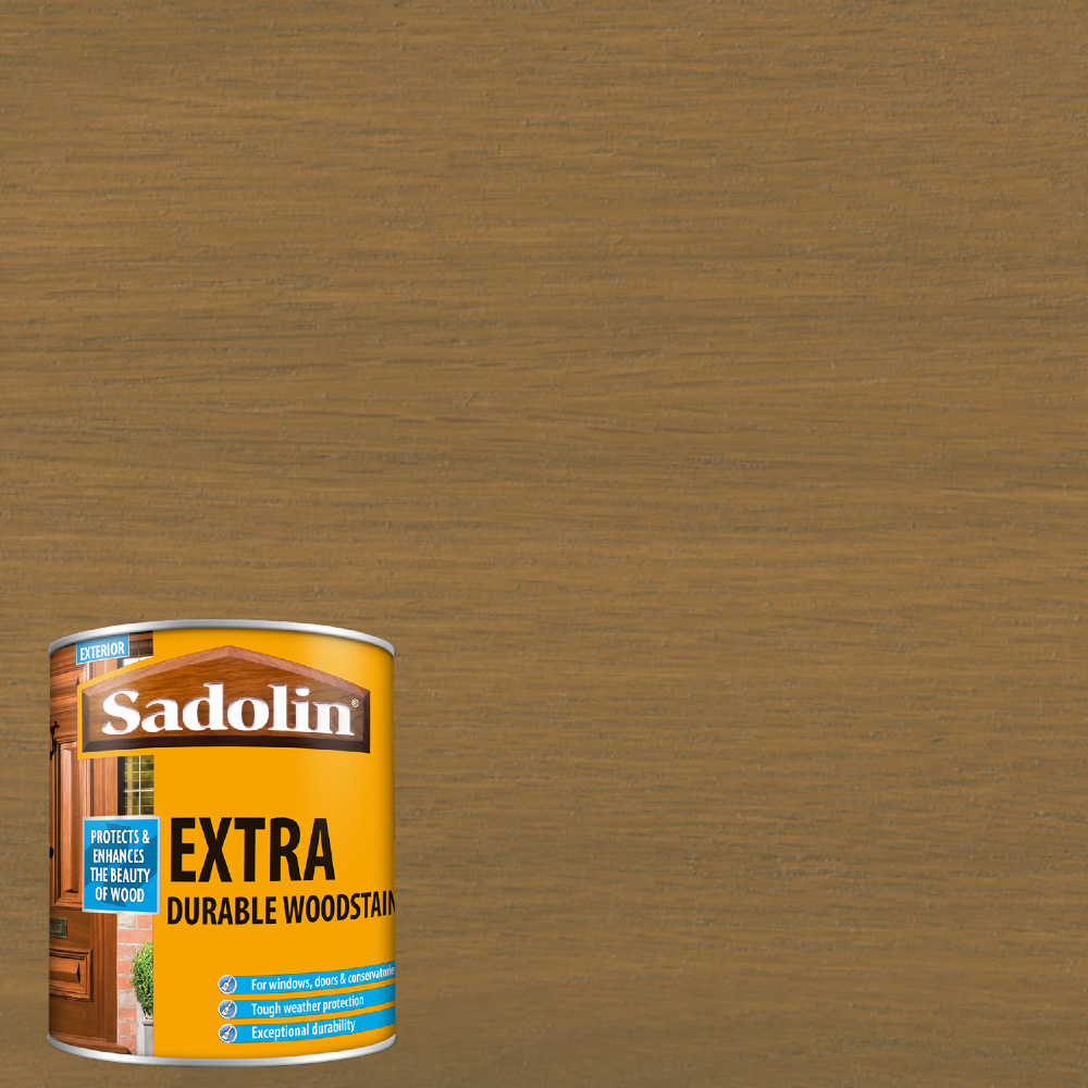 Sadolin Extra Light Oak Exterior Woodstain 1L Image 4