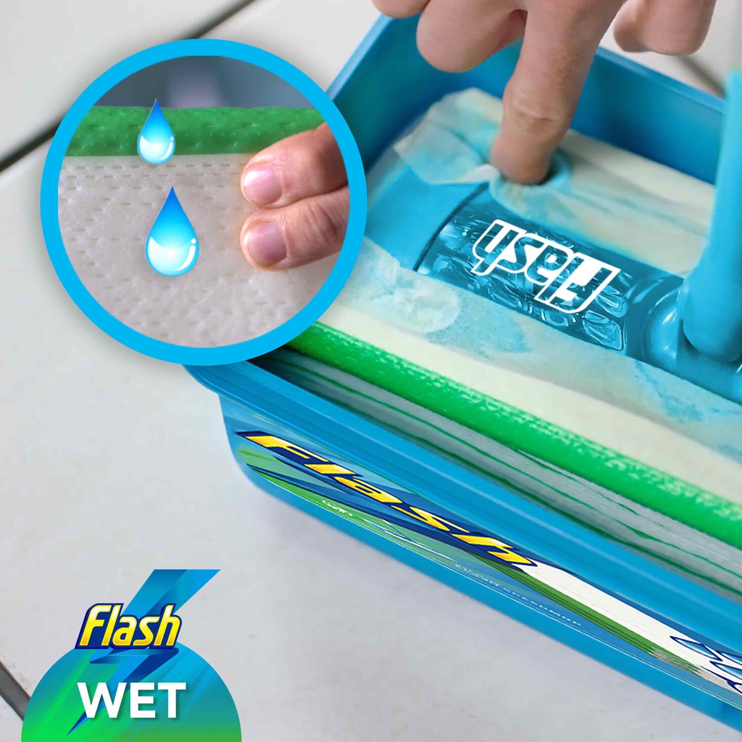 Pack of Flash SpeedMop Refill Pads - 10 / Wild Orchid Image 2