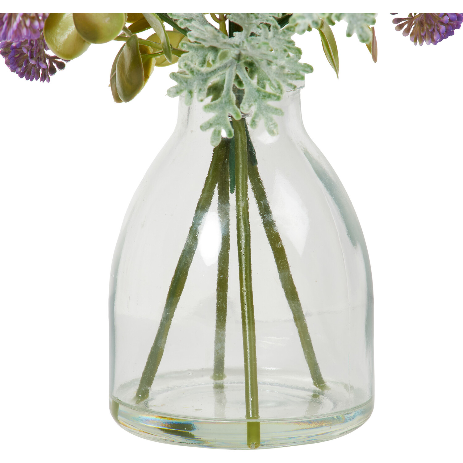 Chrysanthemum Glass Arrangement - Purple Image 4