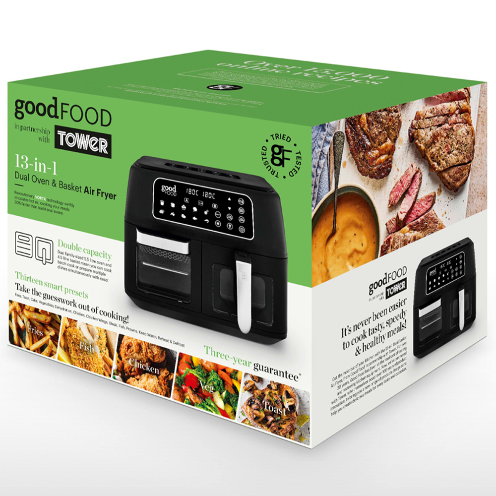 Good Food GF17015 Black 13 in 1 Oven and Basket Air Fryer 10L Image 8
