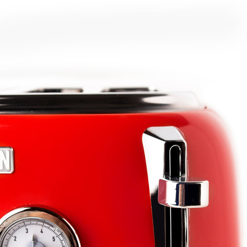 Haden Red Jersey 4 Slice Toaster Image 3