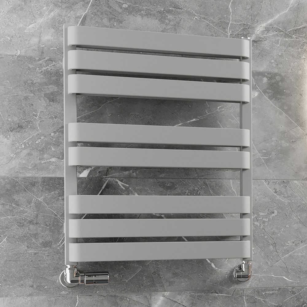 Terma Warp T Bold Salt n Pepper Heated Towel Rail 1569 BTU 655 x 500mm Image 2