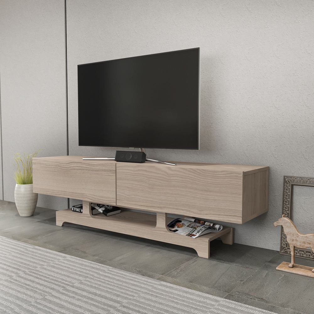 Decorotika Tera 2 Door Single Shelf Cordoba TV Unit Image 5