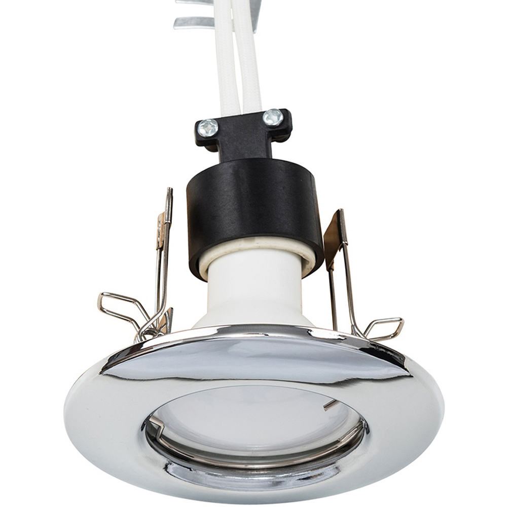 ValueLights Chrome Ceiling Downlight 20 Pack Image 3