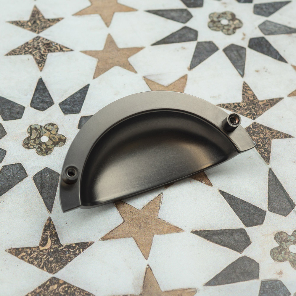Handle & Home Gunmetal Cup Handle 76mm Image 4