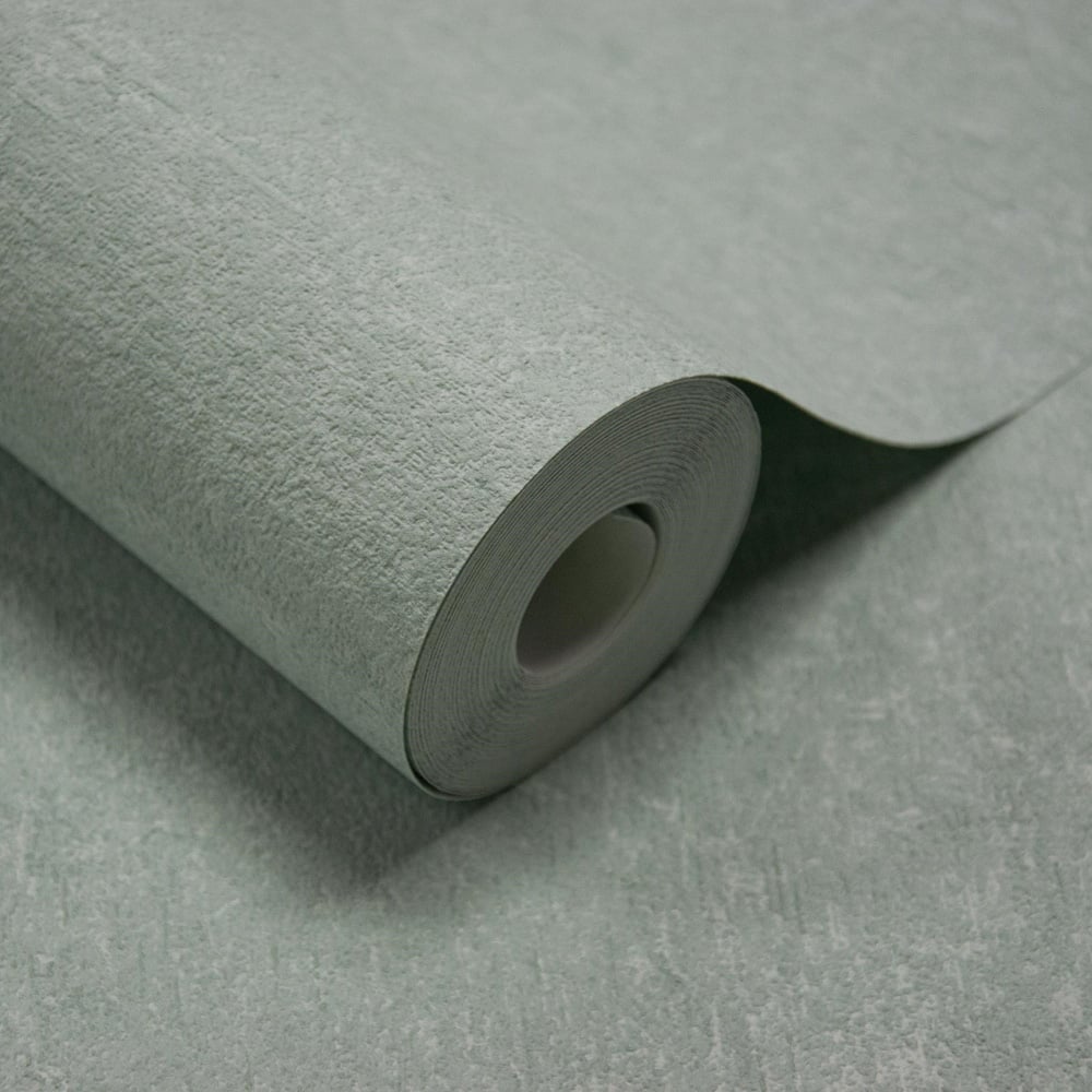 Grandeco Plaster Effect Casper Blown Vinyl Aqua Wallpaper Image 2