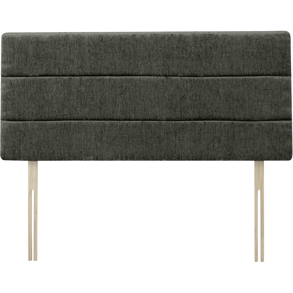 Bedmaster Milan Single Charcoal Chenille Lined Headboard Image 2