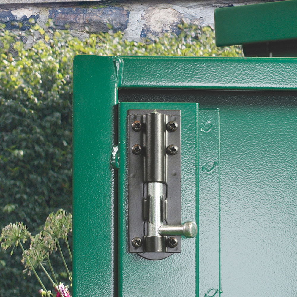 Asgard Annexe Secured by Design 6 x 3ft Double Door Grey Caravan Storage Shed Image 6