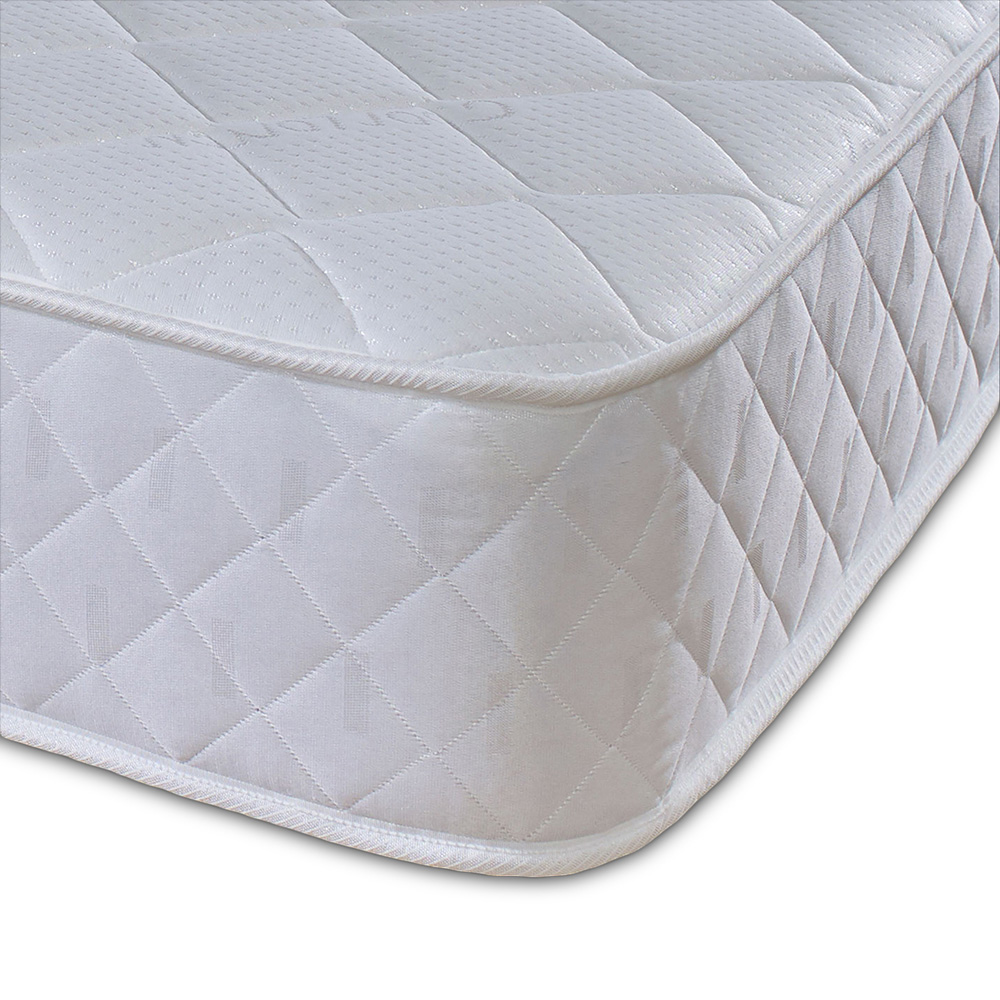 Extreme Comfort Cooltouch European Small Single Diamond White Foam Free Open Coil Spring Mattress Image 3