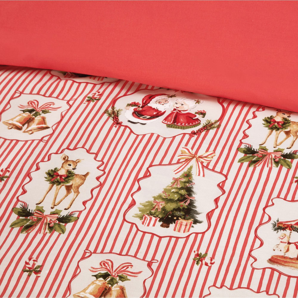 Timeless Christmas Duvet Set Red Superking Image 4