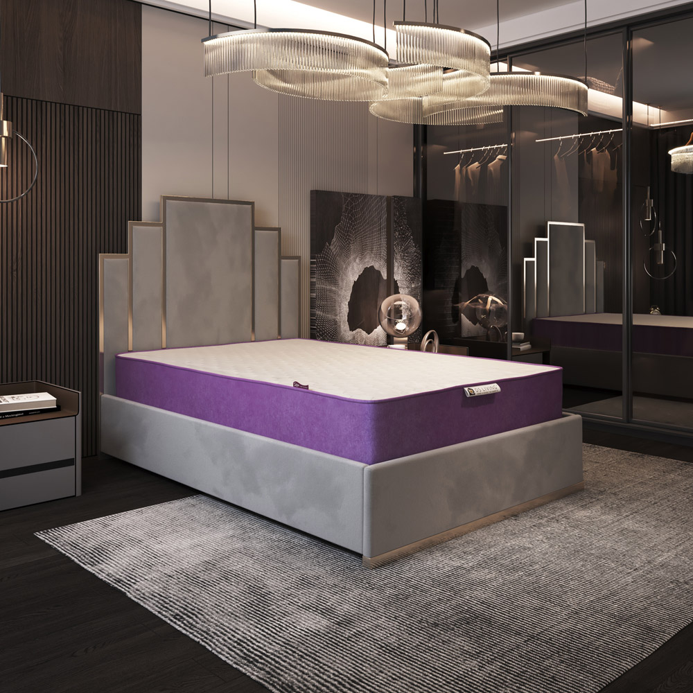 DS Living Reve King Size Tanzanite Gel-Flex Memory Foam Mattress Image 2