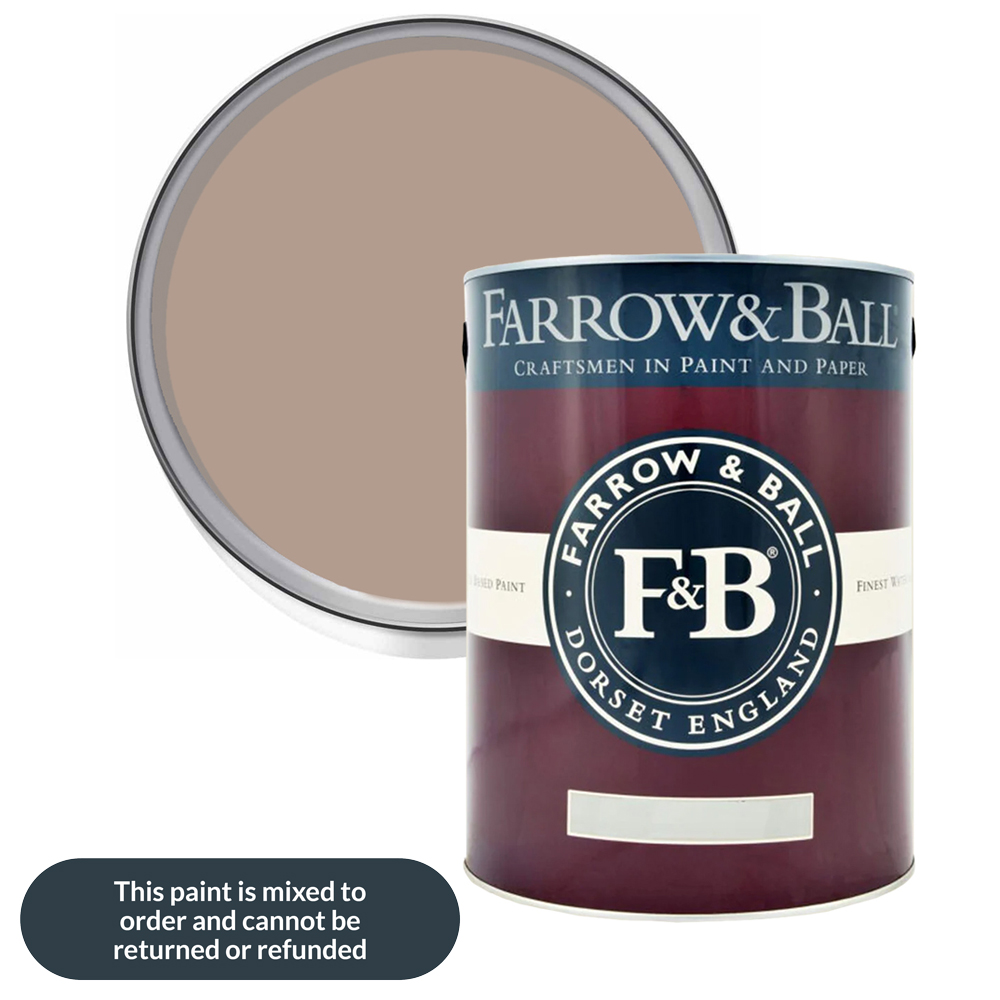 Farrow & Ball Estate Walls and Ceilings Dead Salmon Matt Emulsion Paint 5L Image 1
