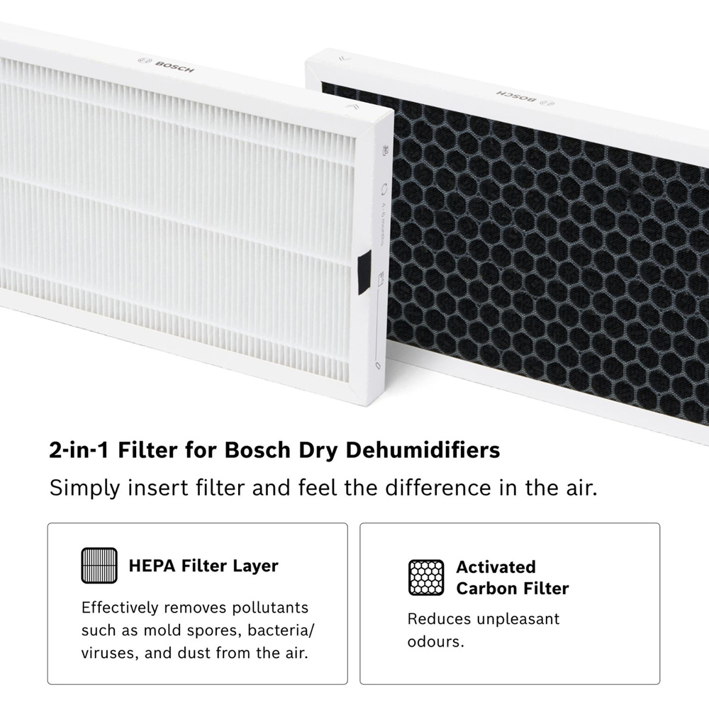 Bosch Dry 2000 Dehumidifier with 2-in-1 Filter 12L Image 6
