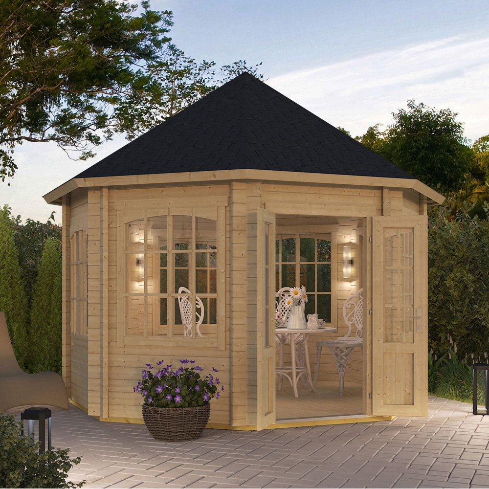 Norland Jarrow 12.8 x 12.8ft 8 Sided Summerhouse Image 5