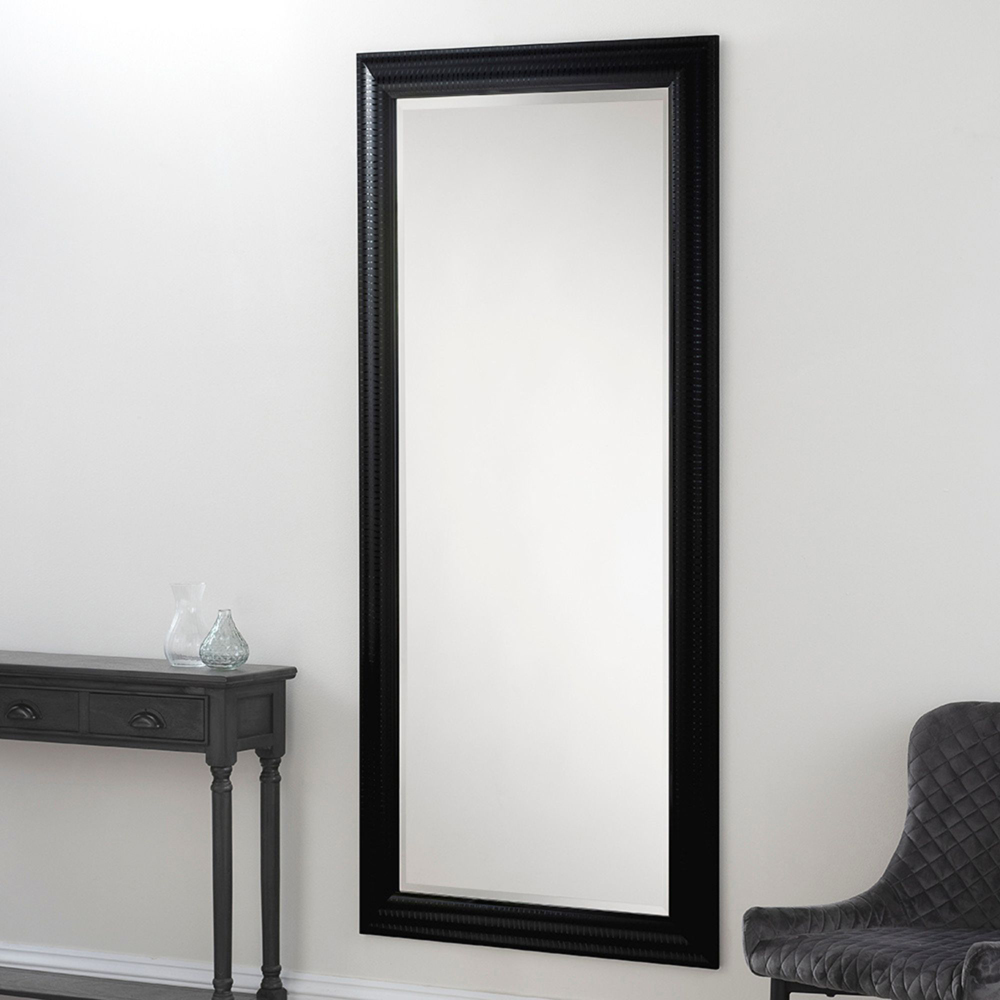 Yearn Black Textured Full Length Mirror 168 x 77cm Image 2