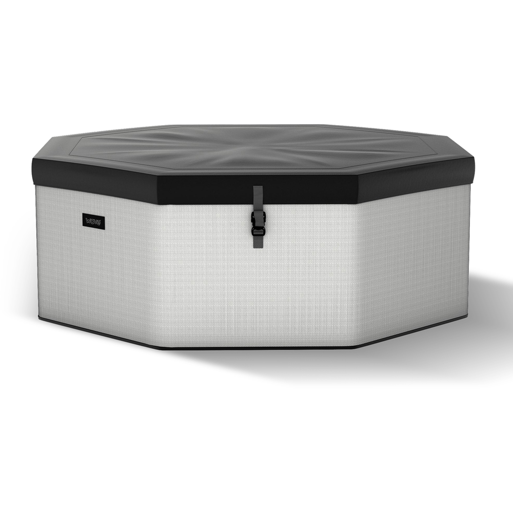 Wave Como 6 Person Octagon Graphite Rattan Hot Tub Spa Image 5