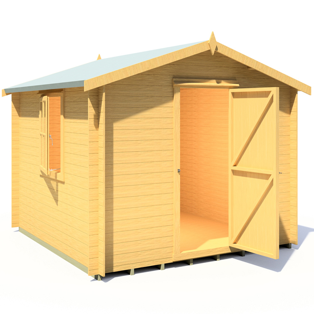 Shire Danbury 9 x 9ft Log Cabin Image 3