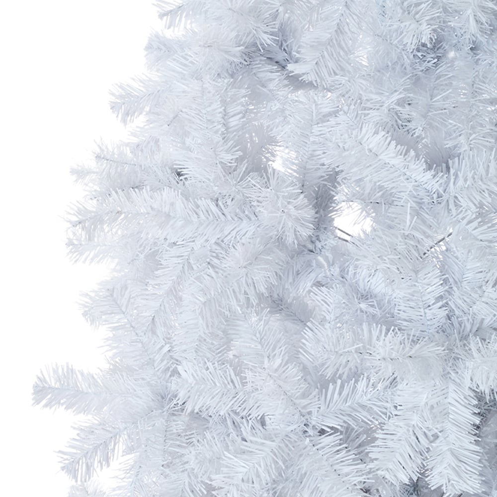 Living and Home Metal Base Snow-Flocked Artificial Christmas Tree 6.8ft Image 3