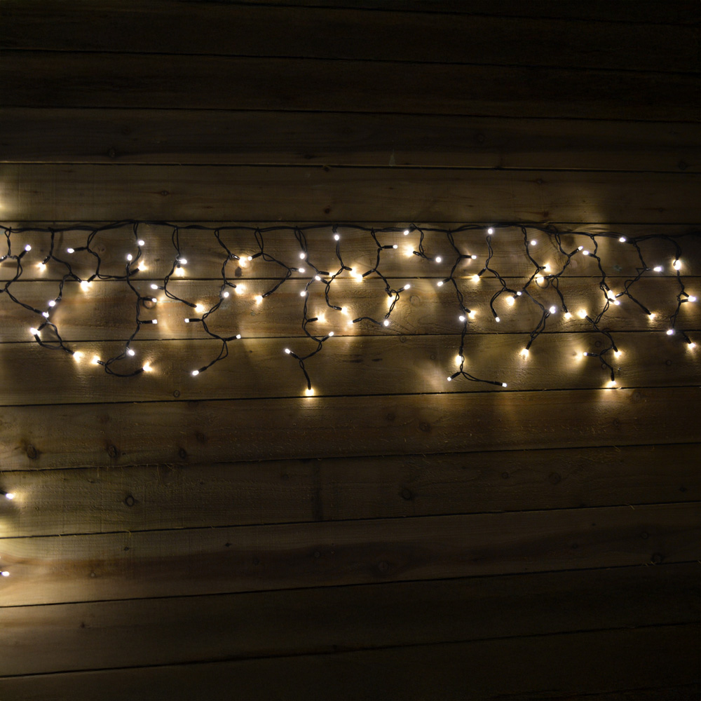 Samuel Alexander Warm White LED Connectable Icicle Lights 6m Image 6