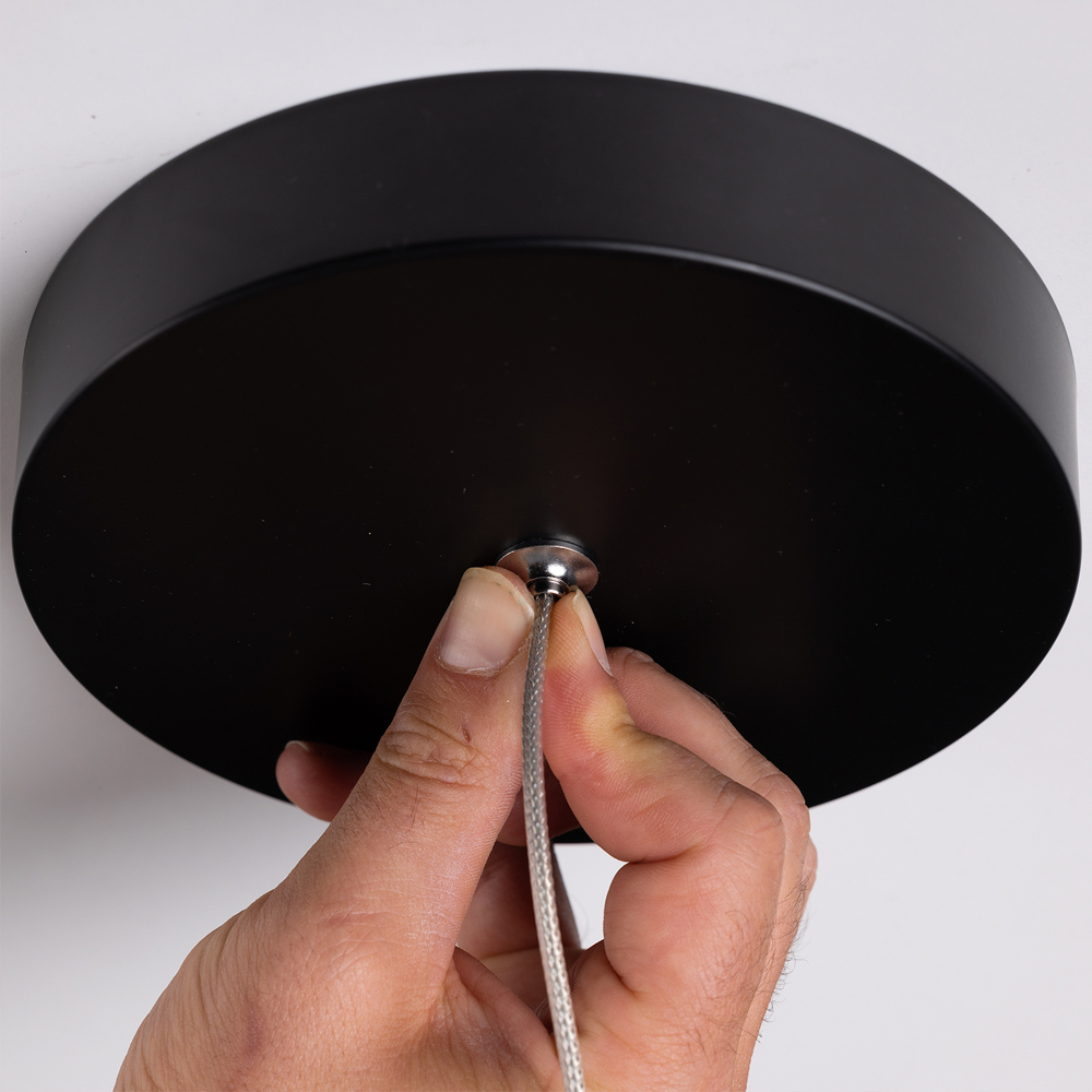 TCP Black Hanging Pendant Ceiling Light Image 7