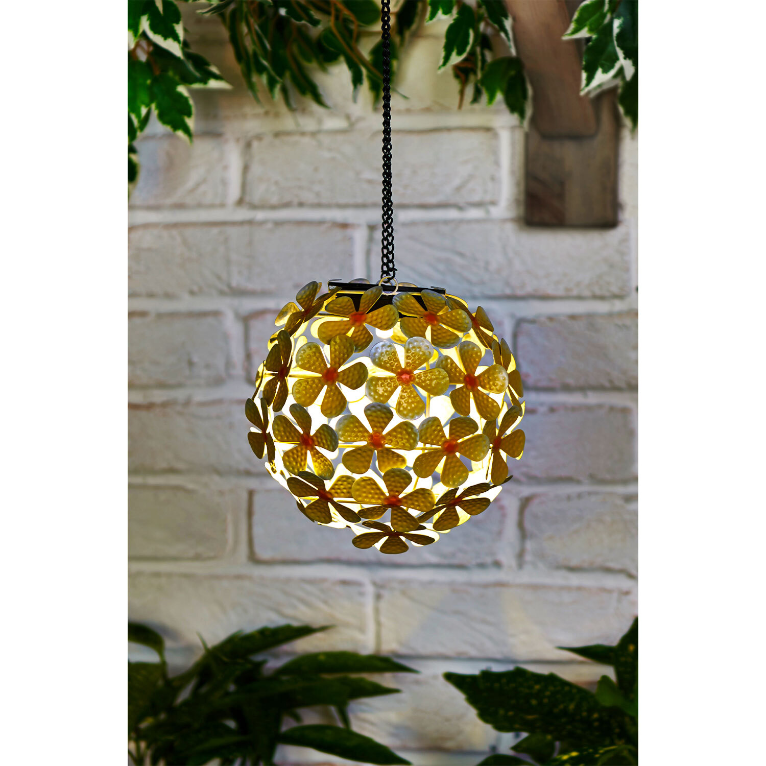 Single Flower Hanging Solar Light in Assorted styles Image 2