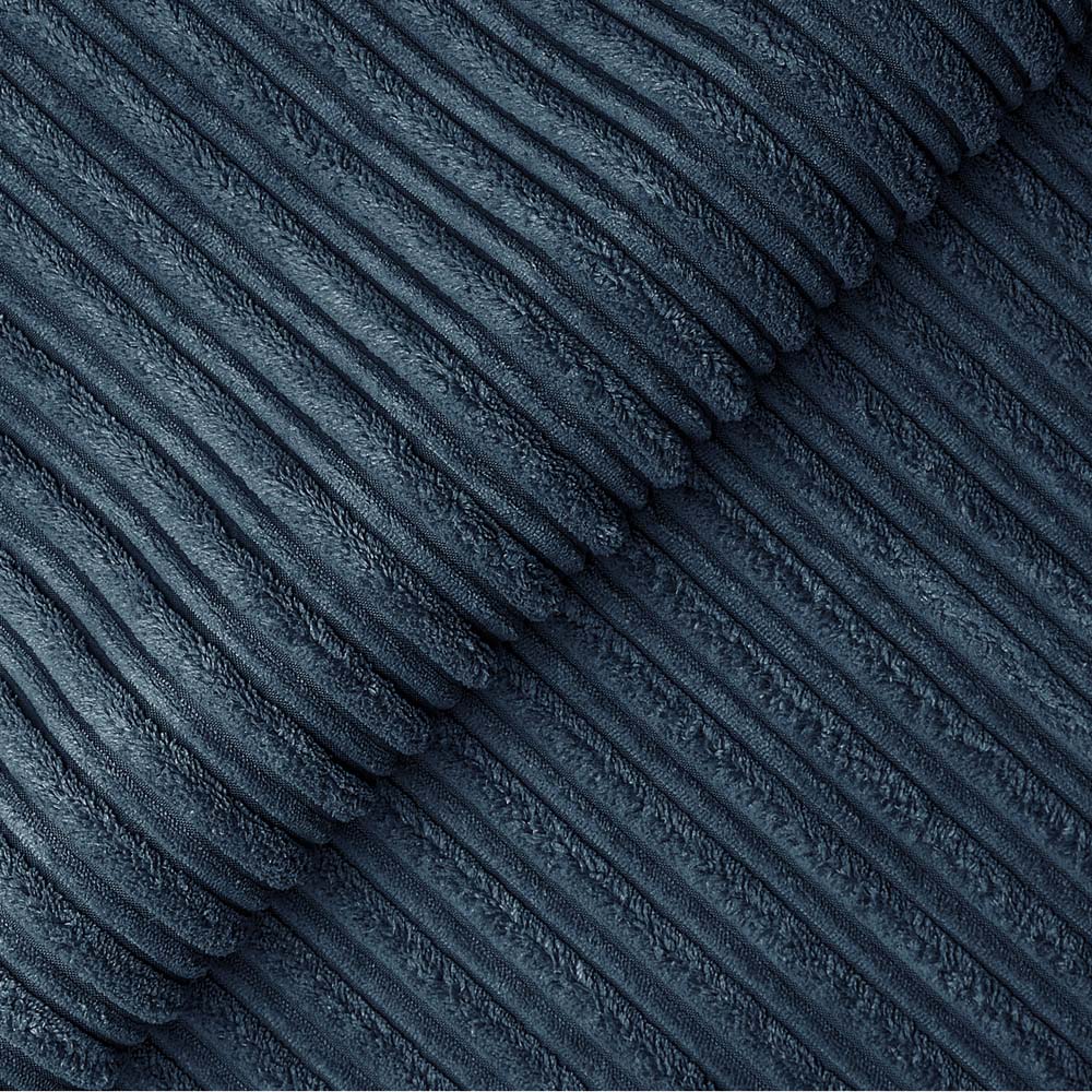 Luxor 2 Seater Navy Blue Jumbo Cord Scatter Back Sofa Image 5