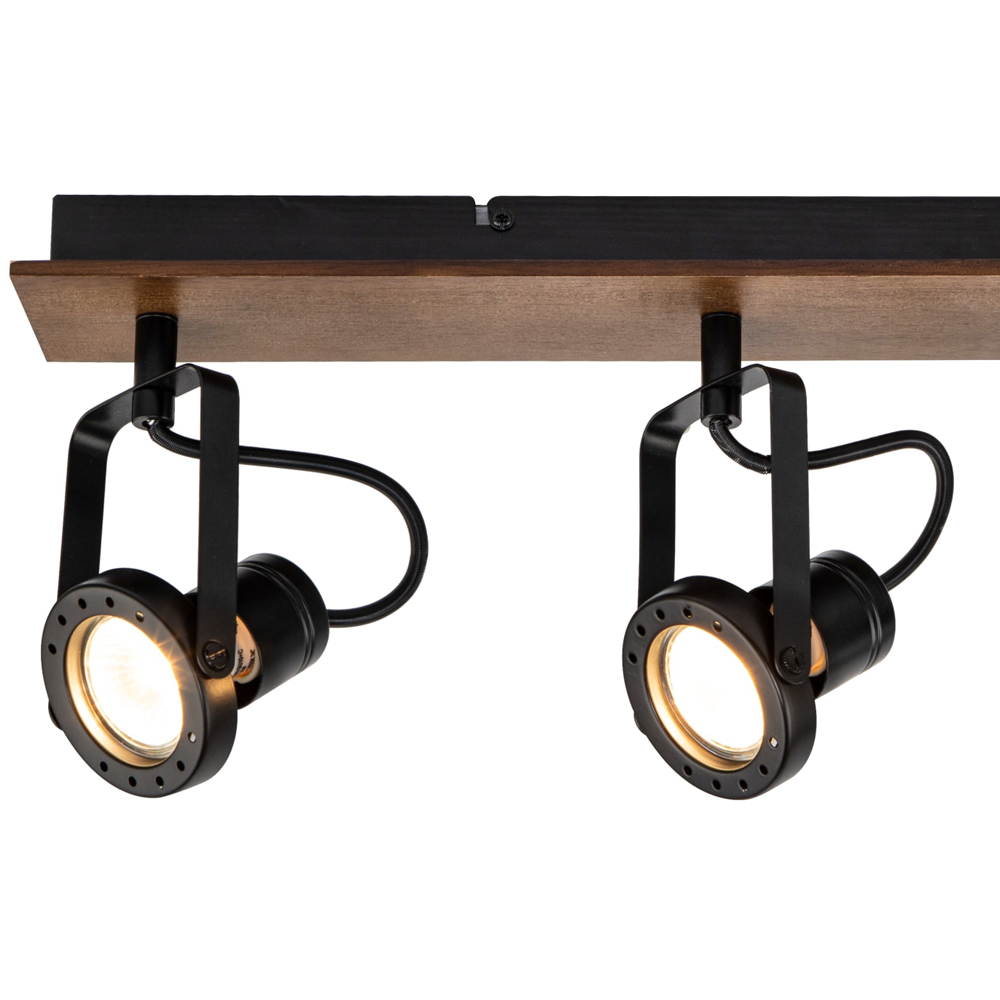 Cosylyte Riverton Matt Black 4 Light Spotlight Image 4