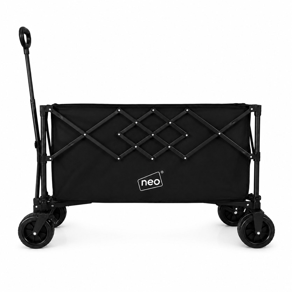 Neo Direct 300L Black Heavy Duty Folding Garden Trolley Cart Image 3