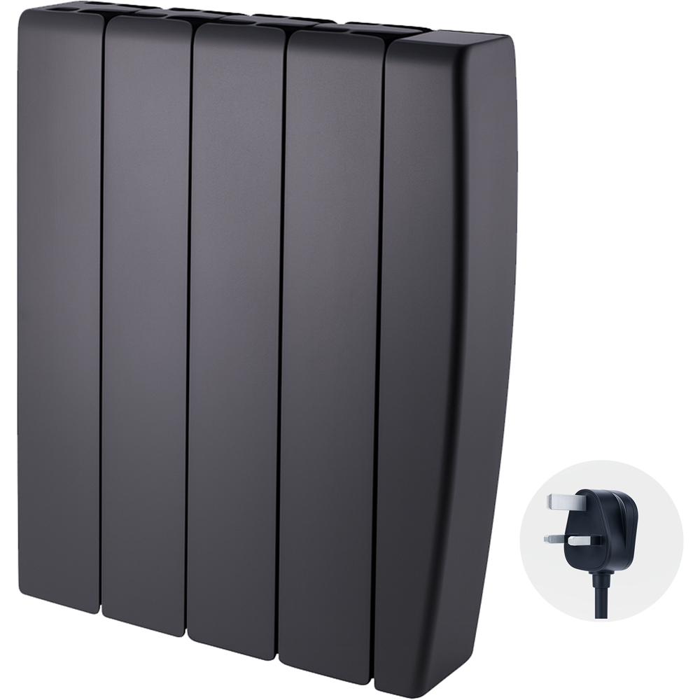 TCP Smart Black Ceramic Electric Radiator 1000W Image 3