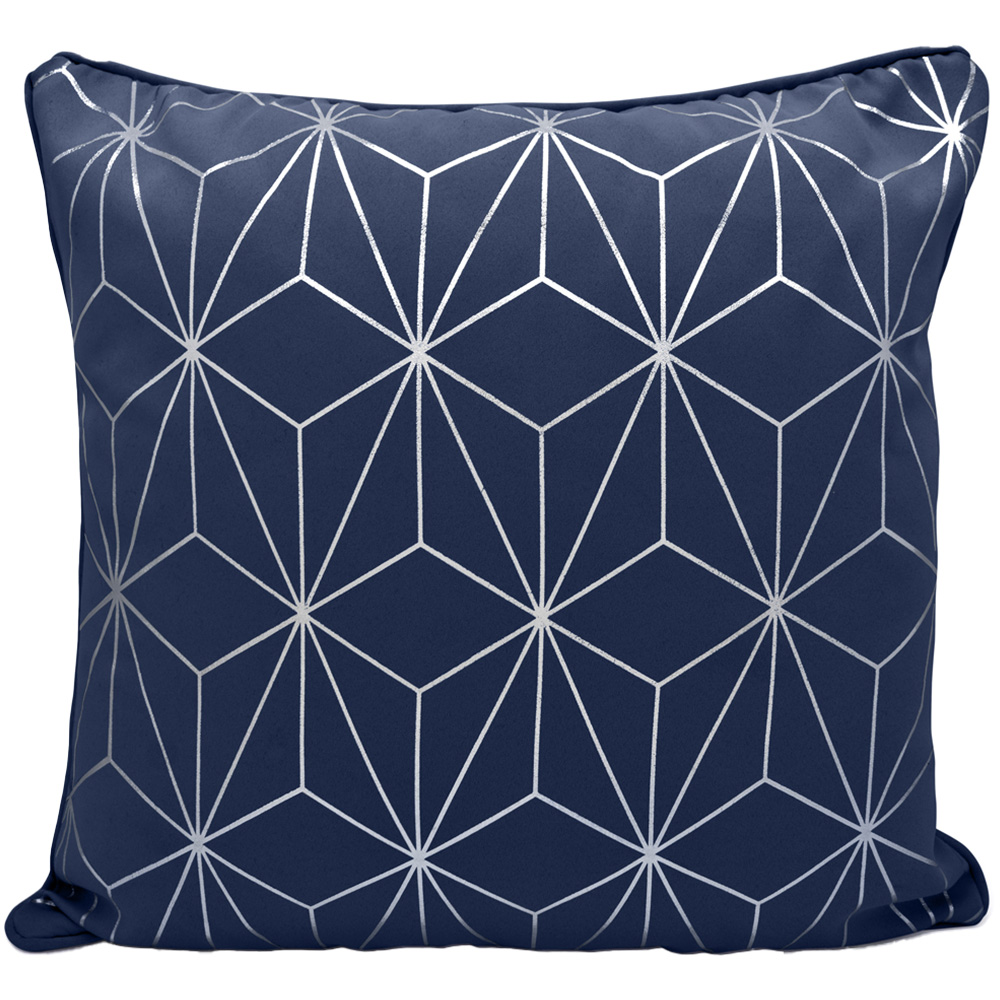 Velosso Moreno Navy Filled Cushion 43 x 43cm 2 Pack Image 1