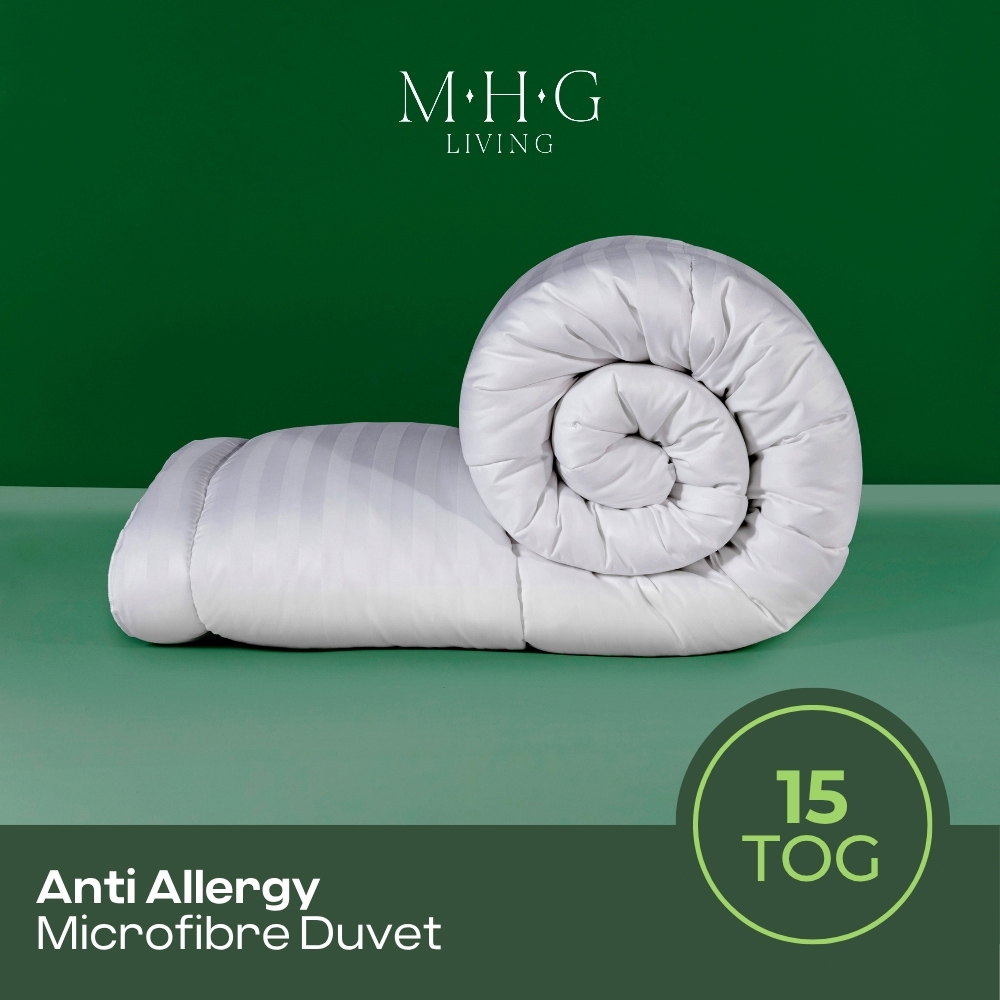 MHG Living King Size White Extra Warm Winter Hollowfibre Duvet 15 Tog Image 2