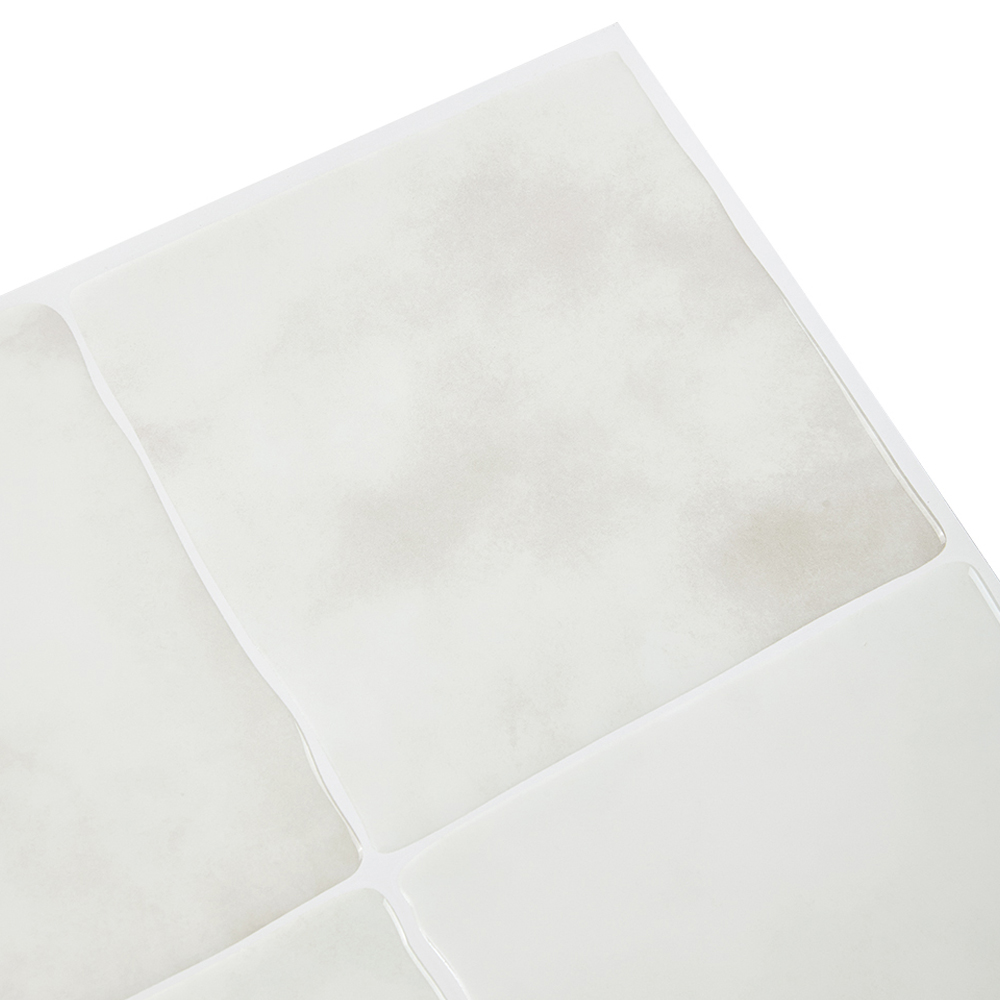 Living and Home Beige Square Self Adhesive Wall Sticker 10 Pack Image 5